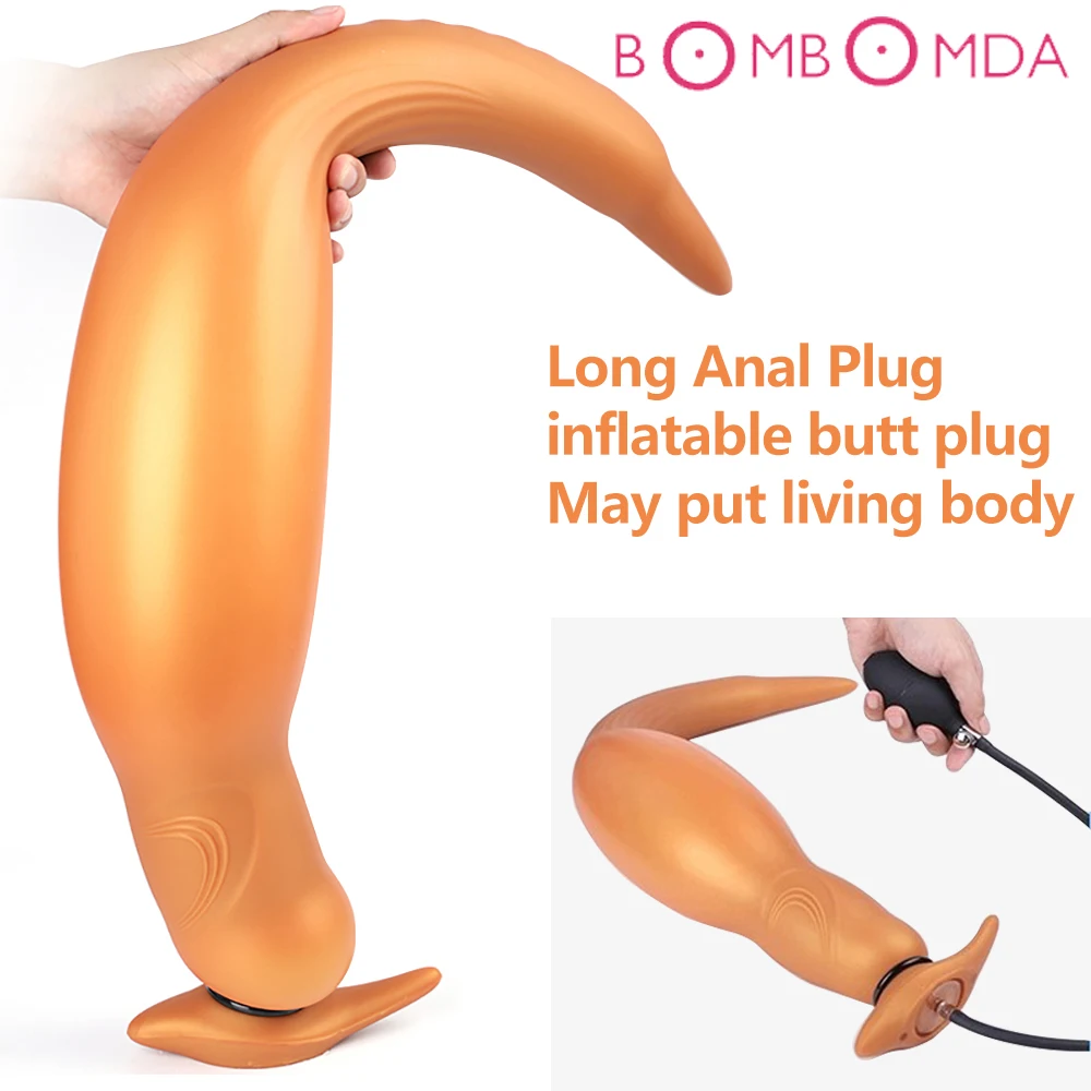 Sex Shop Inflatable Dildo Huge Anal Plugs Big Butt Plug Anus Vagina Expansion Prostate Massage Adult Anal Sex Toys For Men Women
