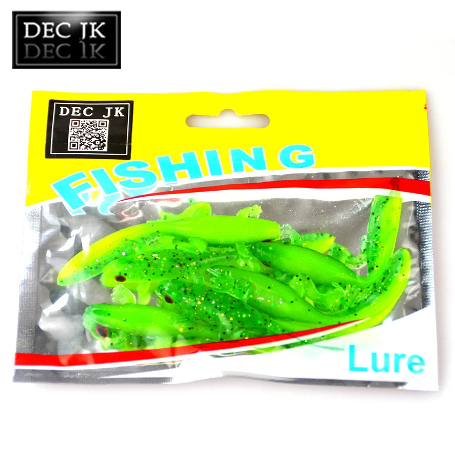 Искусственные приманки для рыбалки 6 шт. приманка из червей 70 мм мягкая