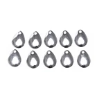 10 шт.лот, вертушки для рыбалки, вертушки, кольца, лезвия, гладкие железные ложки, плащи для снастей, ремесло, рыболовная коробка, Аксессуары для инструментов