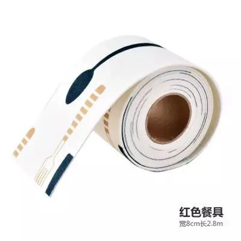 

2.8M Kitchen Shelf Drawer Mat Oil-Proof Wall Stickers Cabinet Mat tile stickers Bathroom Shower Sink Bath Sealing Strip Tape