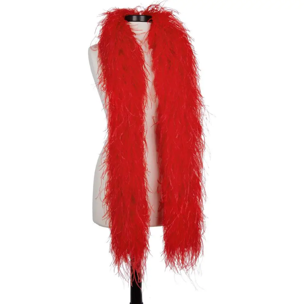 2 метра 20Ply пушистые страусиные перья боа природные цветы для свадебной вечеринки