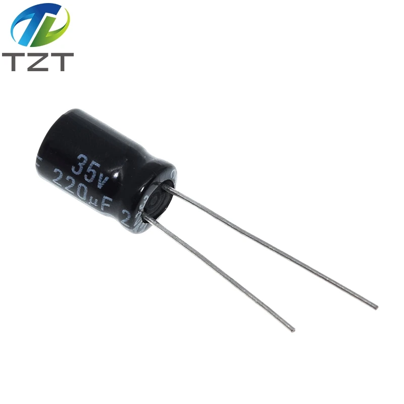 20 шт. высококачественный электролитический конденсатор 35 в 220 мкФ 8*12 мм МКФ -