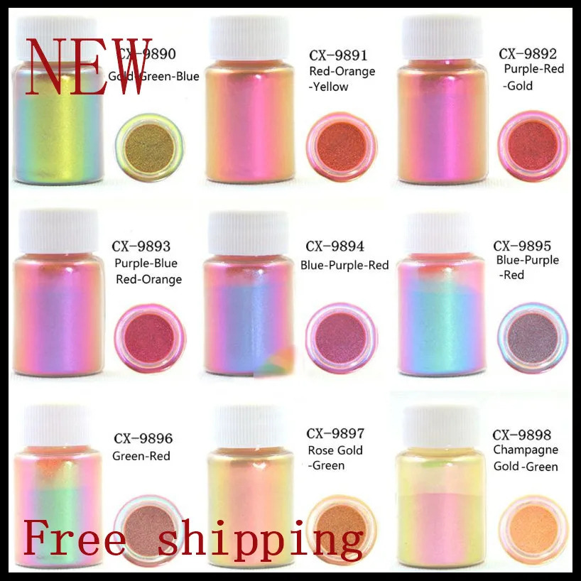 

bargain Mirror Chameleons Resin Pigment Pearlescent Epoxy Resin Magic Discolor Powder