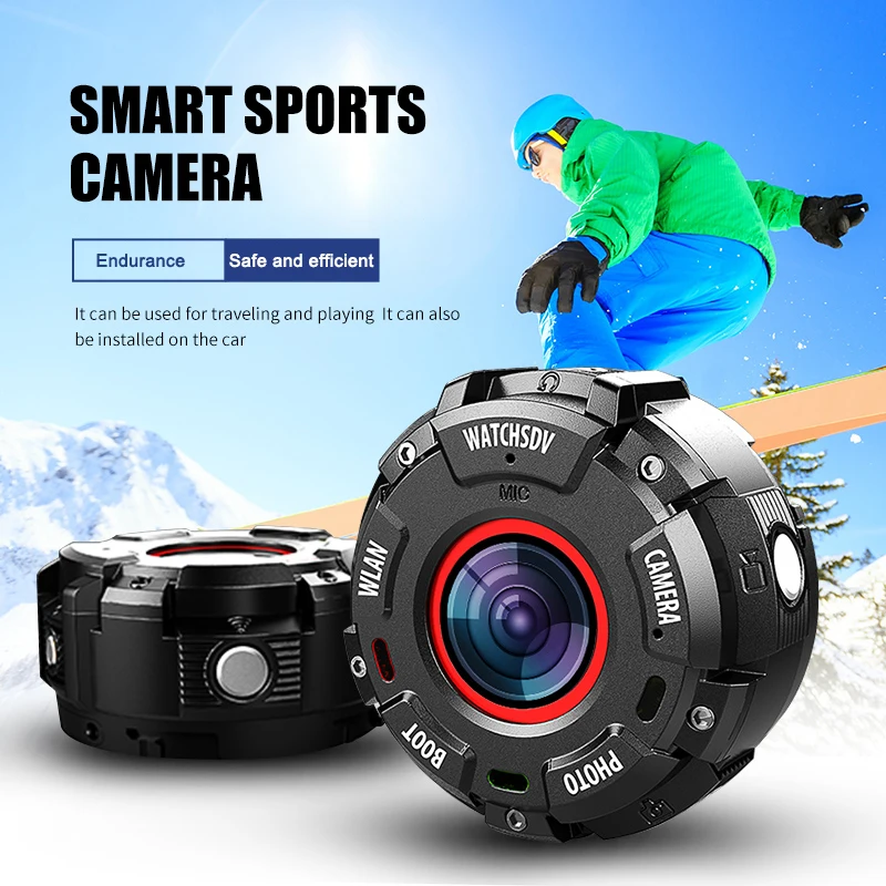 

Wearable HD 1080P Camera Mini Camera WiFi Wireless Video Camera Smart Underwater Video Waterproof Wide-Angle