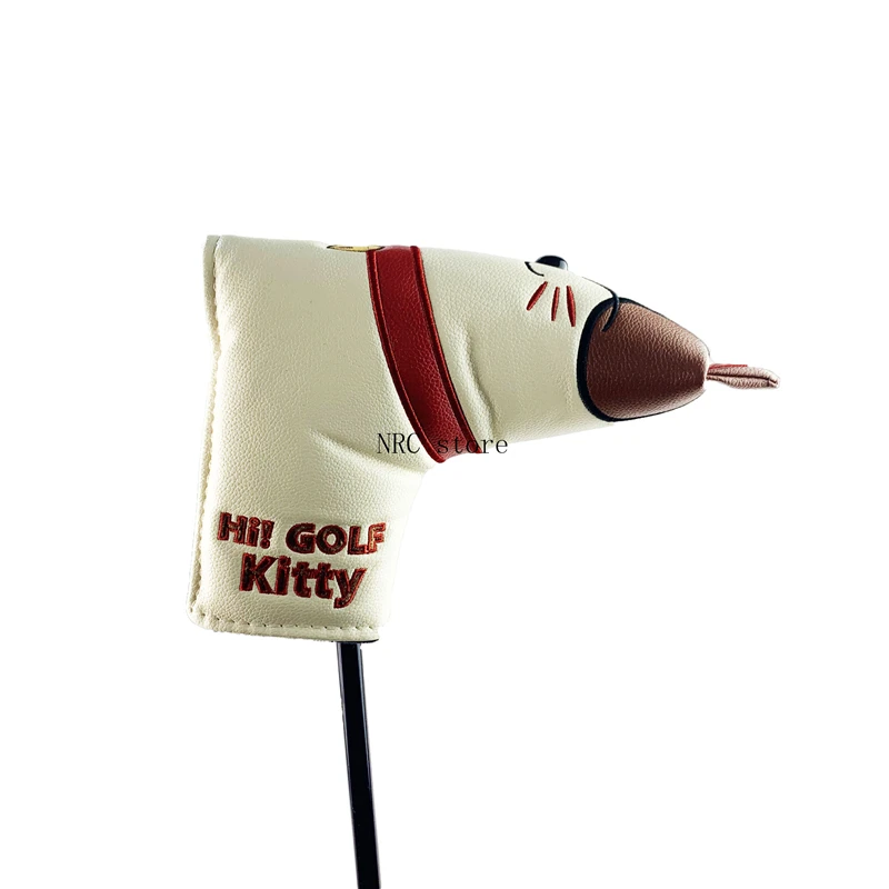 NRC Golf club чехлы на голову для головы водителя фарватера дерево гибридные Чехлы набор прекрасный гольф счастливый котенок мультфильм животных молоток клюшки