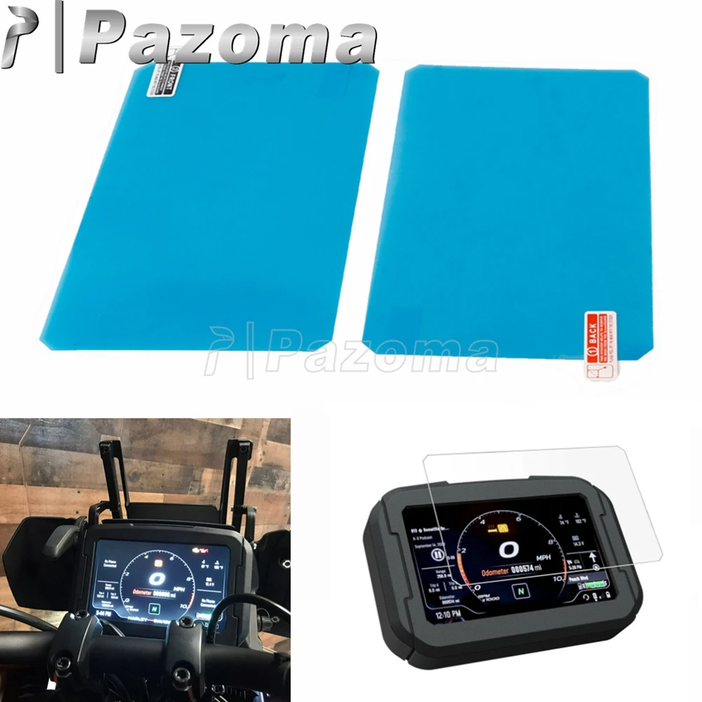 

Clear Motorcycle Cluster Screen Film GPS Navigator Screen Protector For Harley Pan America 1250 S RA1250 RA1250S 2020 2021 2022