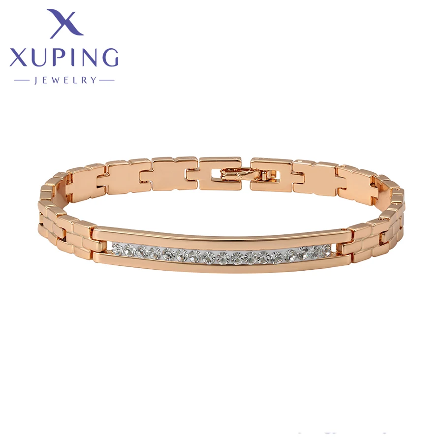 

Xuping Jewelry Fashion Stone Charm Gold Color Women‘s’ Hand Bracelets Party Birthay Gift A00857781