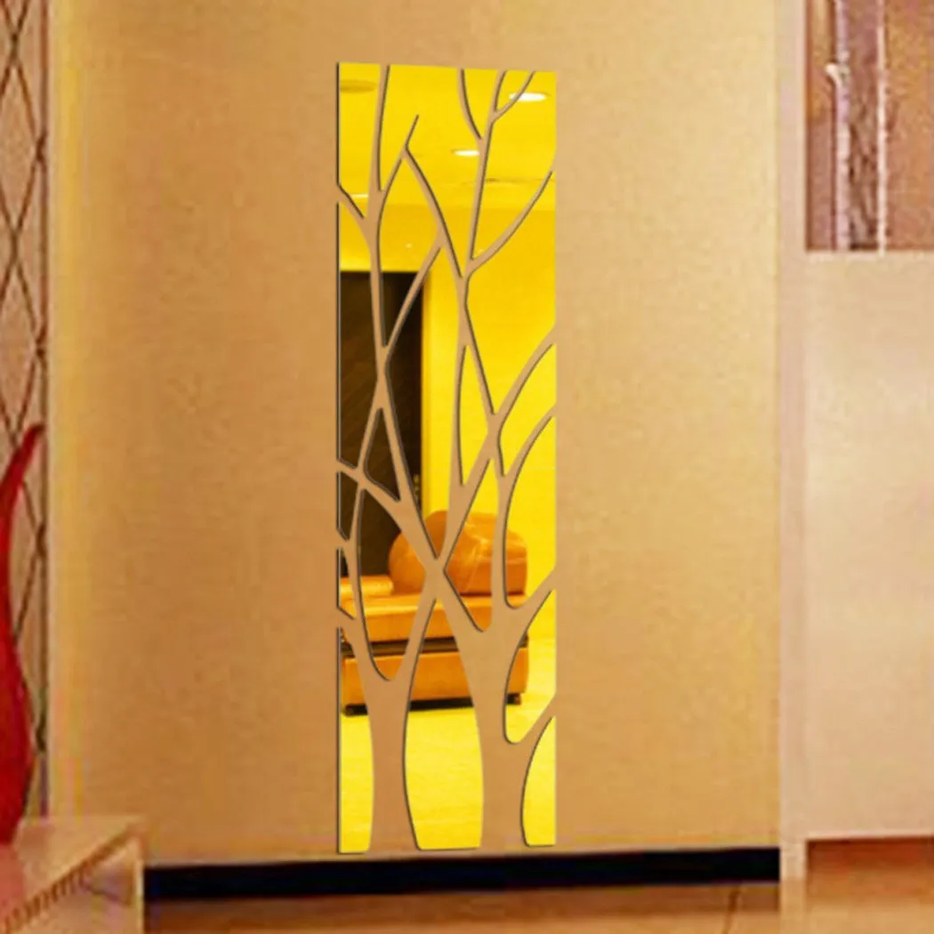 

DIY Wall Stickers Decal Decor Home Mirror Mural Removable Sticker Tree Wall 3D Acrylic