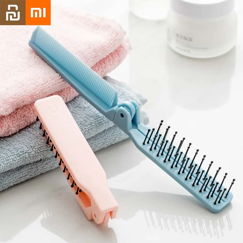 

Xiaomi Dual Use Foldable Comb for Straight Hair and Curly Hair Easy To Unclog Anti Static Travel Portable Comb No Hair Damage Mi
