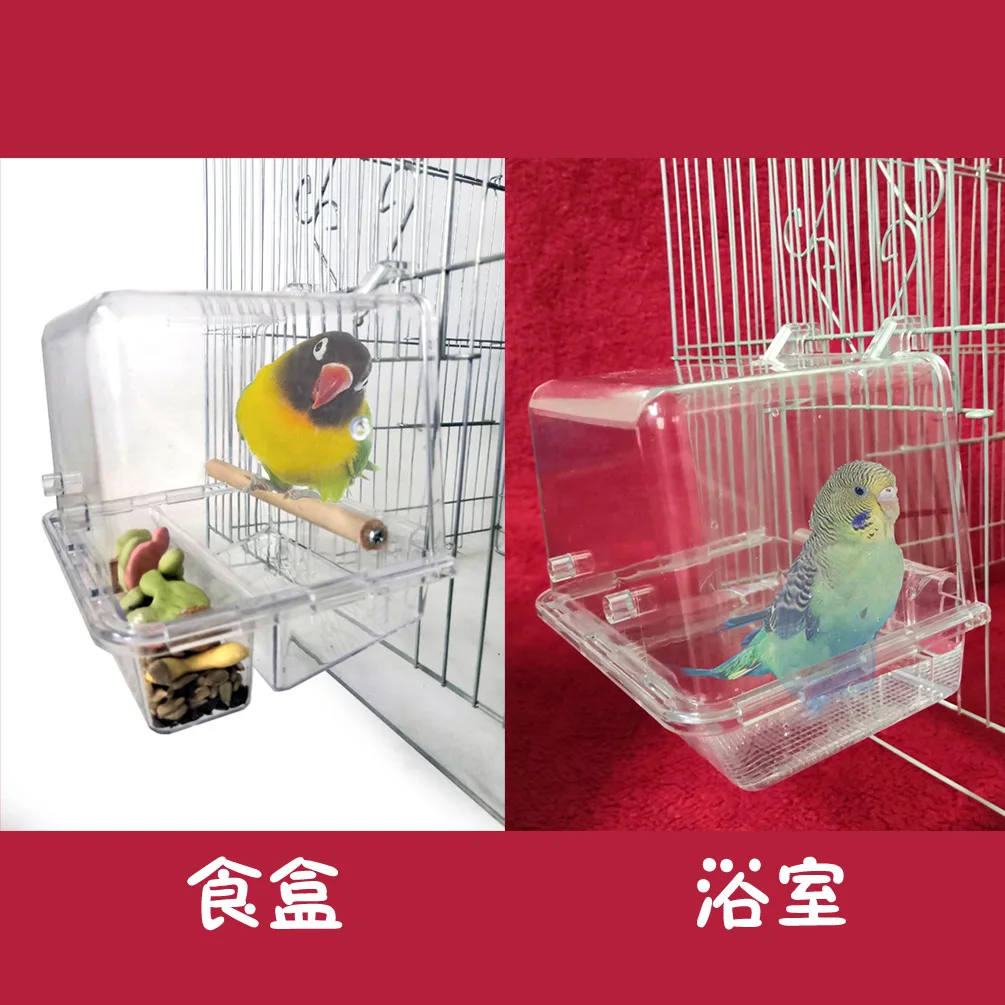 

Кормушка для птиц, автоматическая кормушка для домашних животных, подвесная акриловая ванна, ванная комната