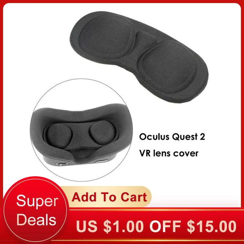 Очки виртуальной реальности VR объектив Anti чехол от царапин для Oculus Quest 2 Защитная