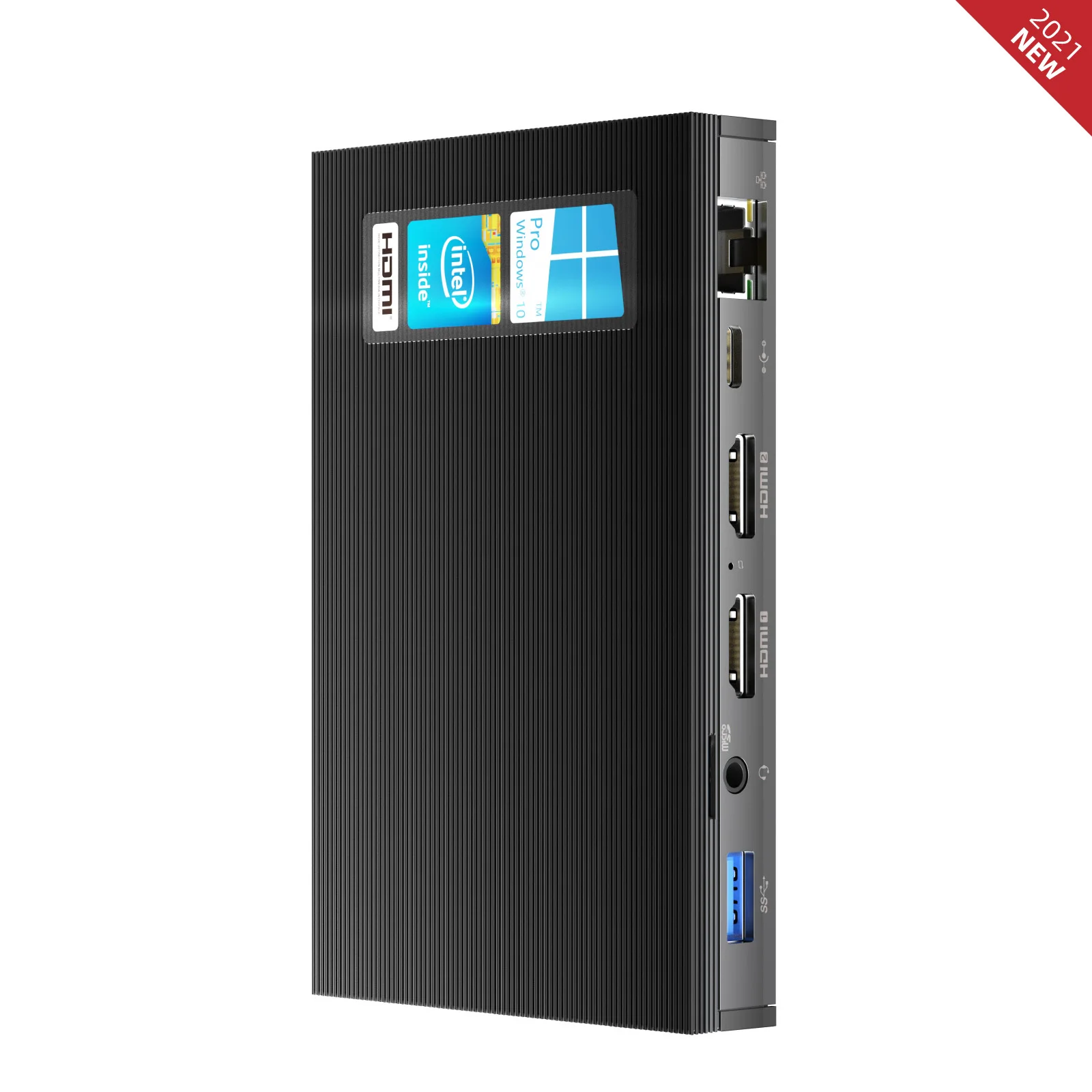MeLE Quieter2 мини ПК Intel Celeron J4125 четырехъядерный 8 Гб 128 ГБ UHD Graphics 600 Windows 10 Pro игровой пк