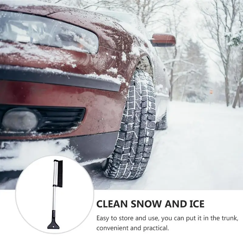 1Pc Telescoping Snow Brush Winter Ice Scraper Extendable Shovel #4 | Дом и сад