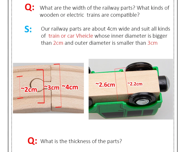 

Wholesale Beech Wooden Tracks Train Set Toy Train Toys Railway Track Compatible for All Common Track Wooden Train Toy