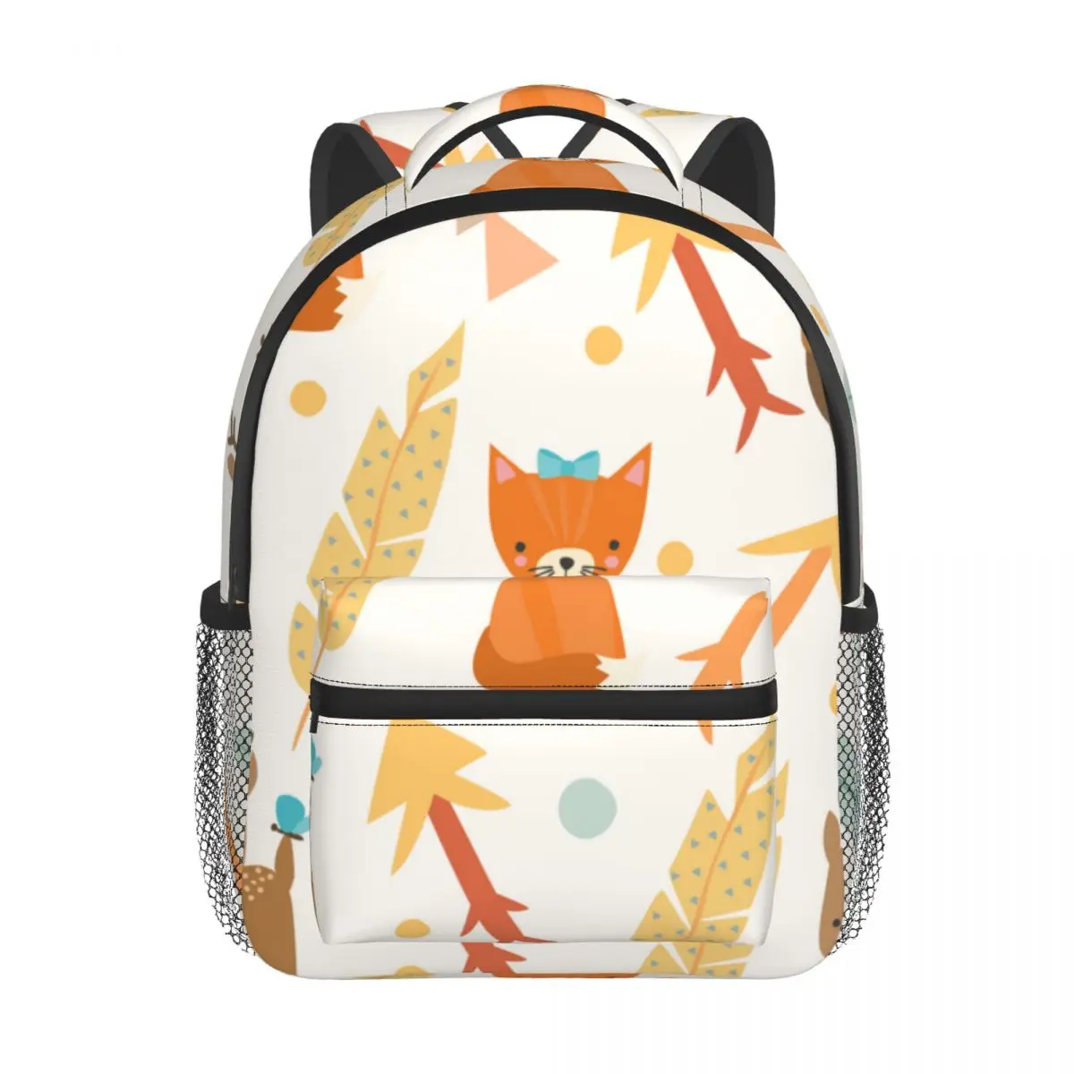 Boho Cute Animals Kids Backpack Toddler School Bag Kindergarten Mochila for Boys Girls 2-5 Years