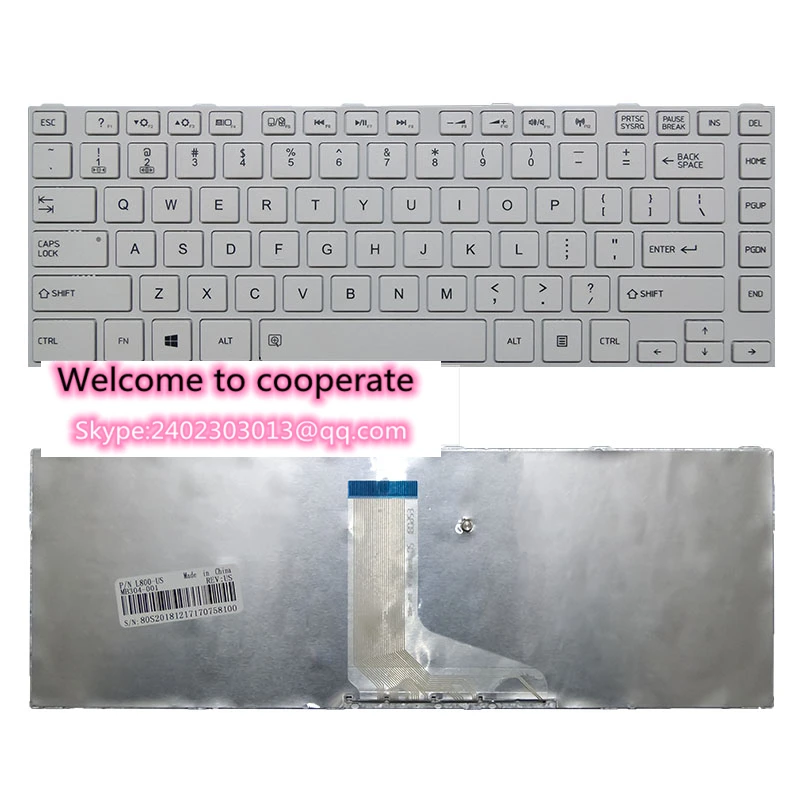 

For Toshiba L800 l805 c805d C800 L830 l840 M800 m805 c805-t07b keyboard