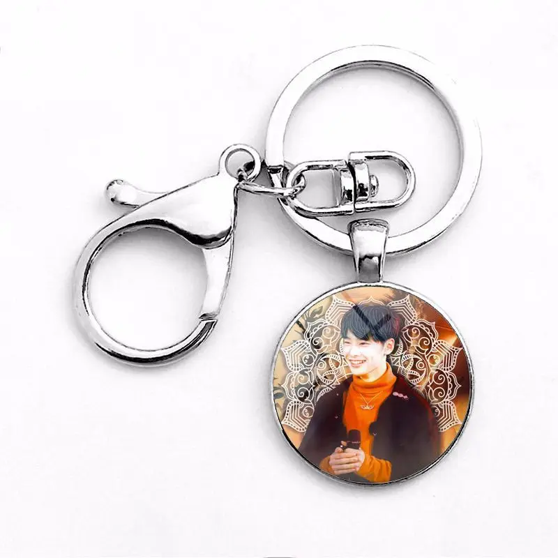 Модные KPOP, Детские брелки для ключей, одиночное фото подвеска брелок для фанов, подарок, детский набор канцелярских принадлежностей kpop, новое поступление - Цвет: 06