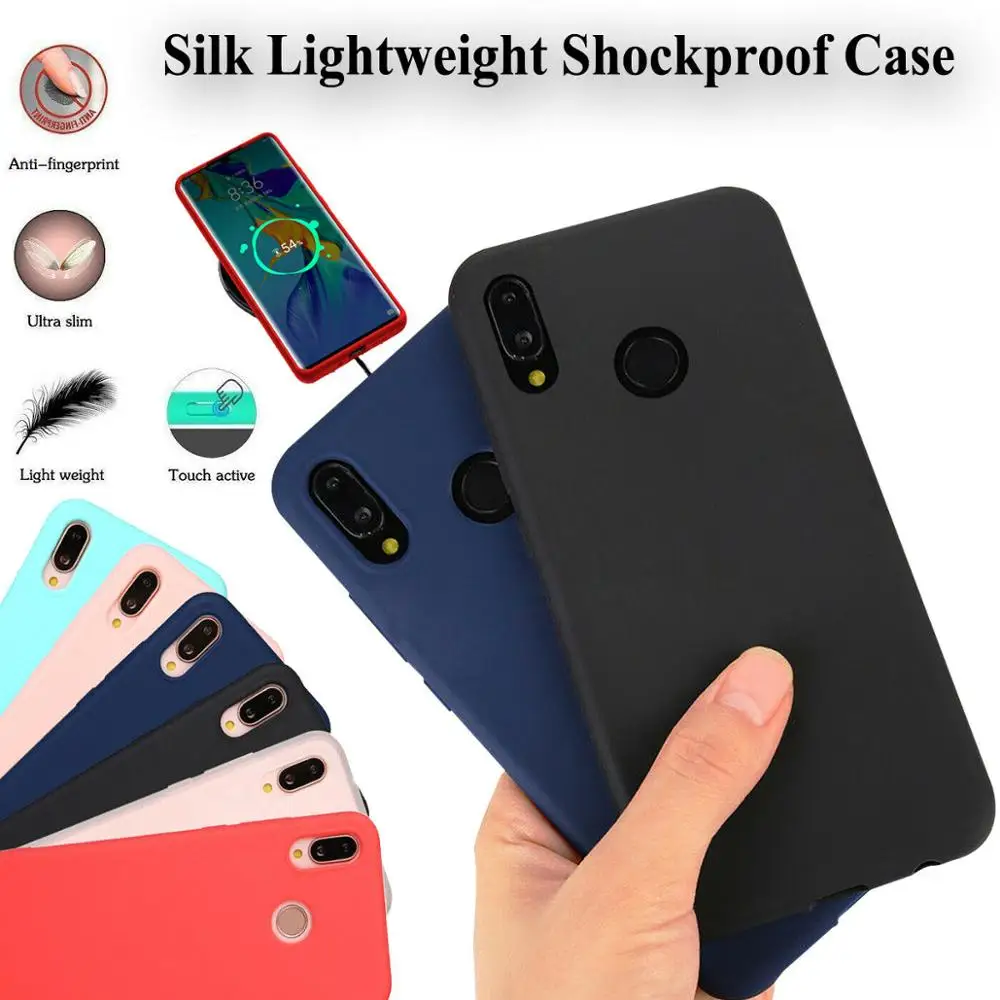 Чехол ярких цветов для Huawei Y9 2019 Y5 Y6 Prime 2018P9 P20 P10 Mate 10 Lite Honor 9 7A 7C Pro 8X 8C P Smart мягкие