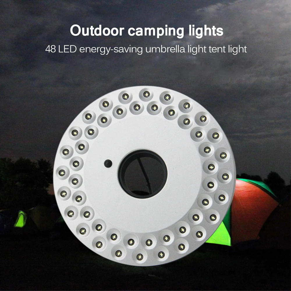 Светодиодные зонты 48 светодиодов освещение для внутреннего дворика зонтика