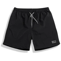 men shorts fast dry elastic new summer male shorts fitness beach jogging gym exercise sportwear cropped drawstring solid color