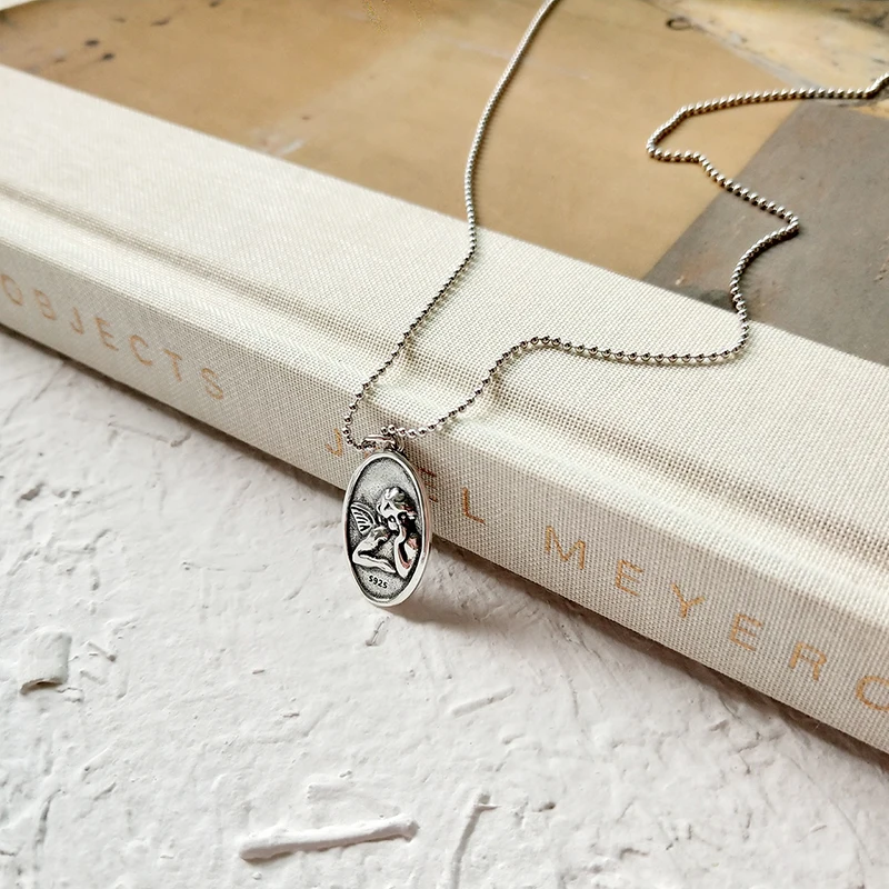 Женское ожерелье с подвеской в виде ангела|Подвески| |