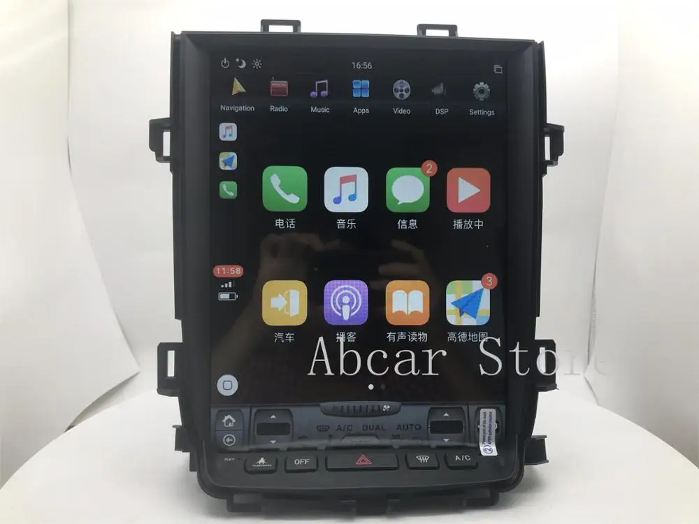 Tesla стиль Android 9 0 автомобильный dvd плеер GPS навигация для Toyota alphard Vellfire 20 серии 2007-2014