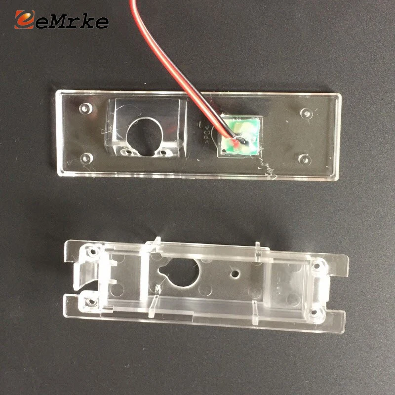 Фото EEMRKE DIY подсветка номерного знака корпус автомобиля кронштейн камеры заднего вида для Bmw Z4 E85 E86 E89 7 er E38 E65 i3 Z8 F39 G02 F98 K18 K48 №3