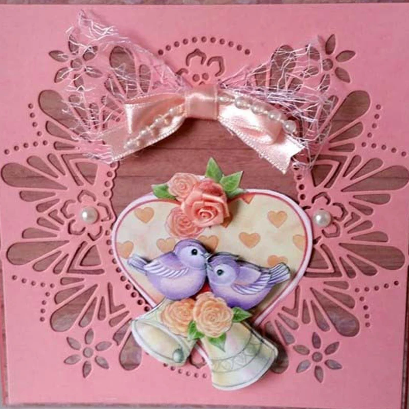 Круглая бумага для альбома металлические Вырубные штампы тиснение карты