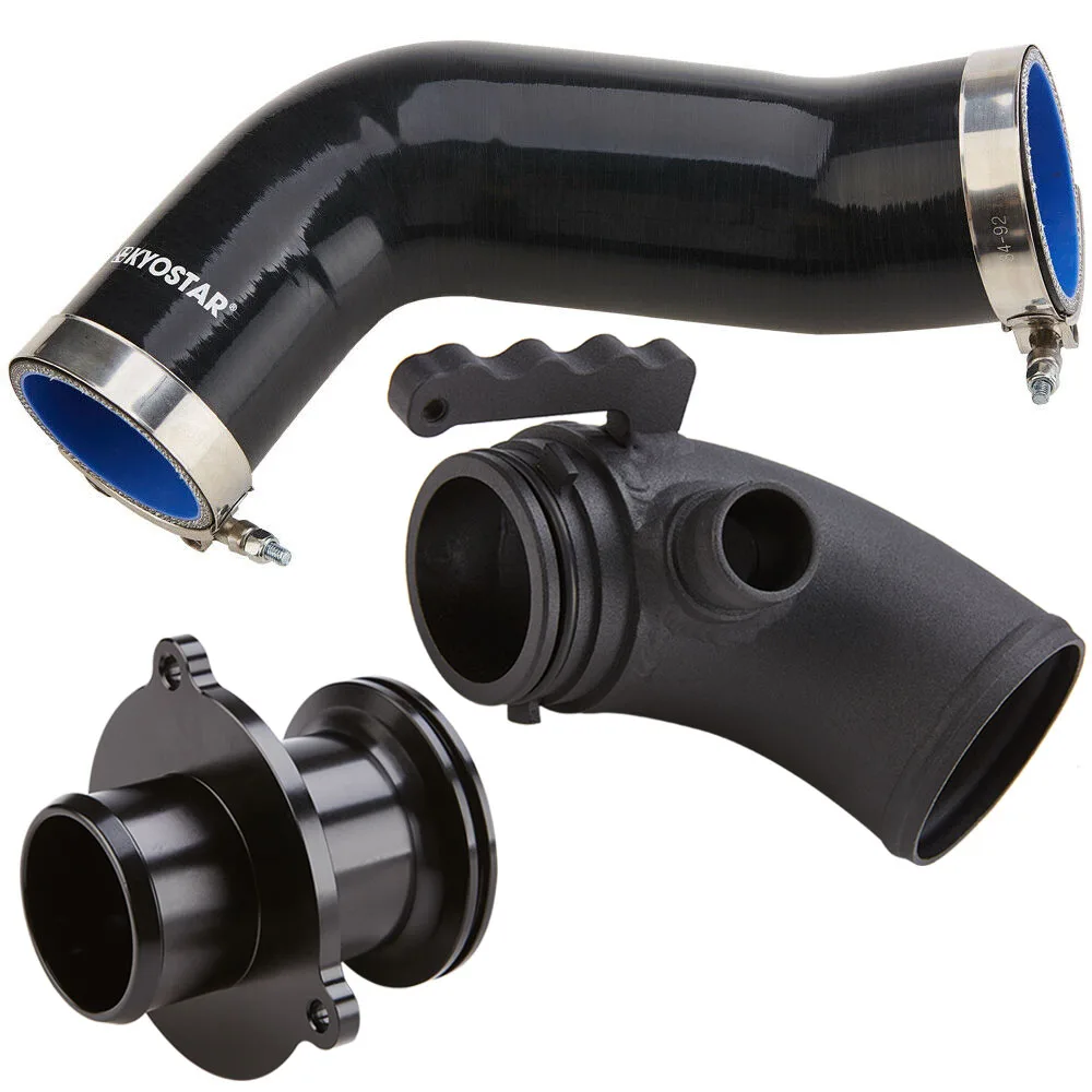 

Силиконовый патрубок для турбонаддува, коленообразный соединитель для удаления глушителя турбины, для VW Golf MK7 GTI R, Audi 2015+ V8 MK3 A3 S3 TT