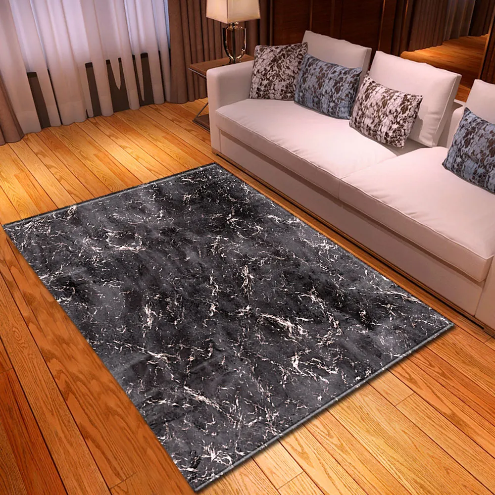 

Nordic Colorful Printed Carpets Home Decor Bedside Bedroom Area Rugs Flannel Memory Foam Dining Table Mat Living Room Carpet