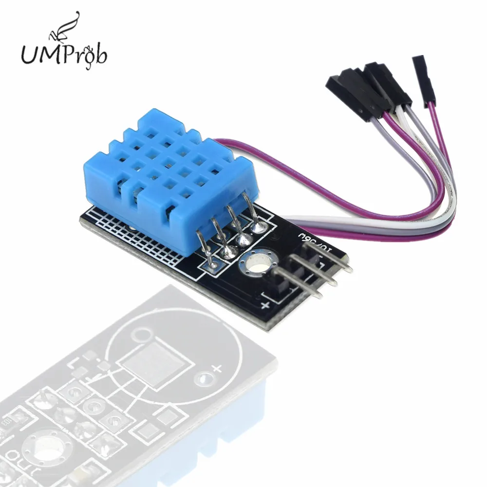 DHT11 модуль датчика температуры и влажности с кабелем для arduino Diy Kit|Датчики| |