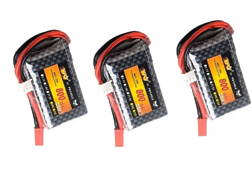 2S 7.4v 800MAH литий-ионный аккумулятор подходит для zf-6a mc-e7 передатчика пульта дистанционного управления игрушечной машинкой на радиоуправлении.
