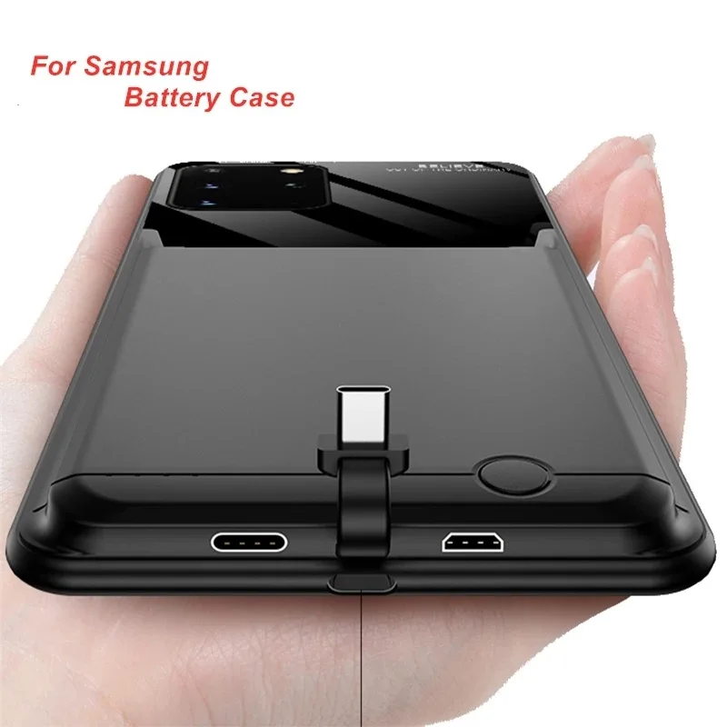 Cargador de bater&iacute;a de 10000mah para Samsung Galaxy S20, S20 + Plus, S9, S10 Plus, S8 Plus, A50, A50S, A30S, A70, A8S, A9 Pro, Note 8, Note 9-0