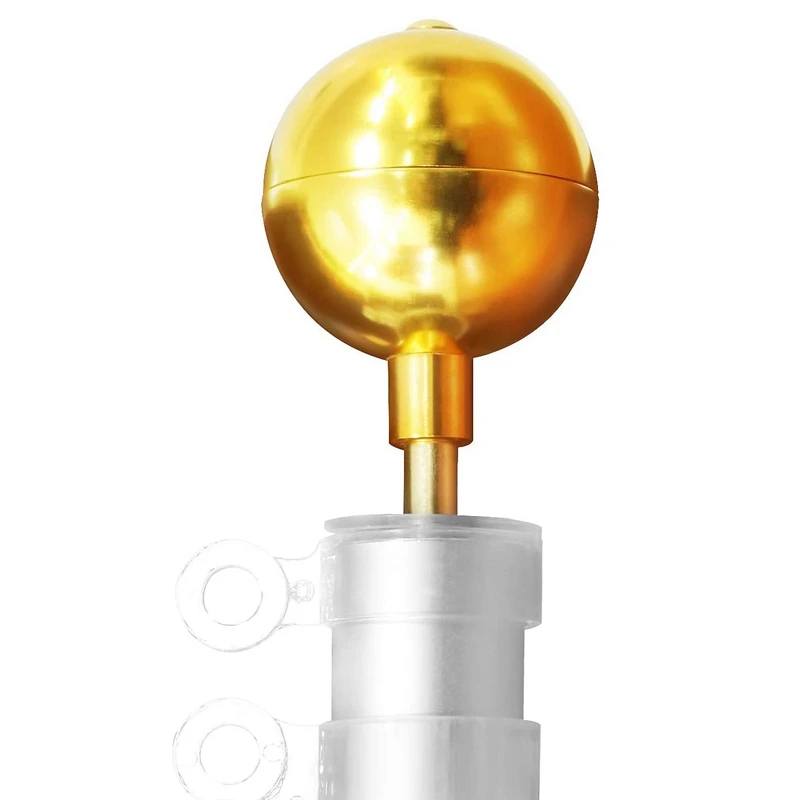 3 дюймовый флагшток мяч фигурки жениха и невесты Орнамент всепогодный Топ Замена