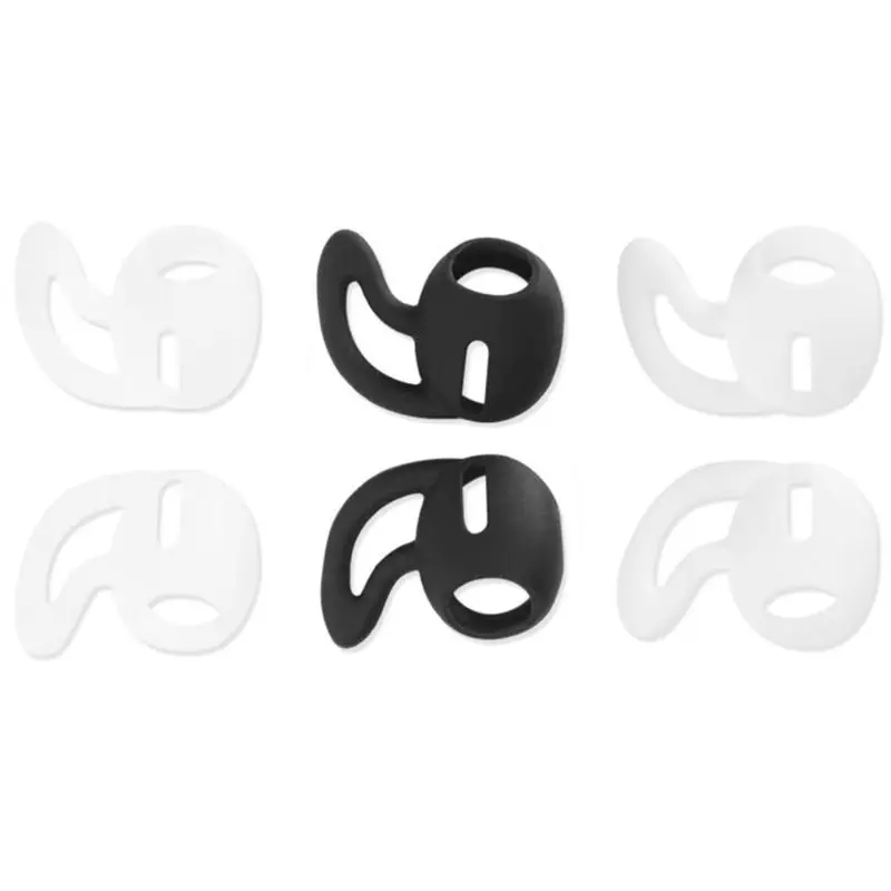 

3Pair Silicone Ear Plugs In-Ear Cap Ear Hooks Earphone Cover for airpods Pro