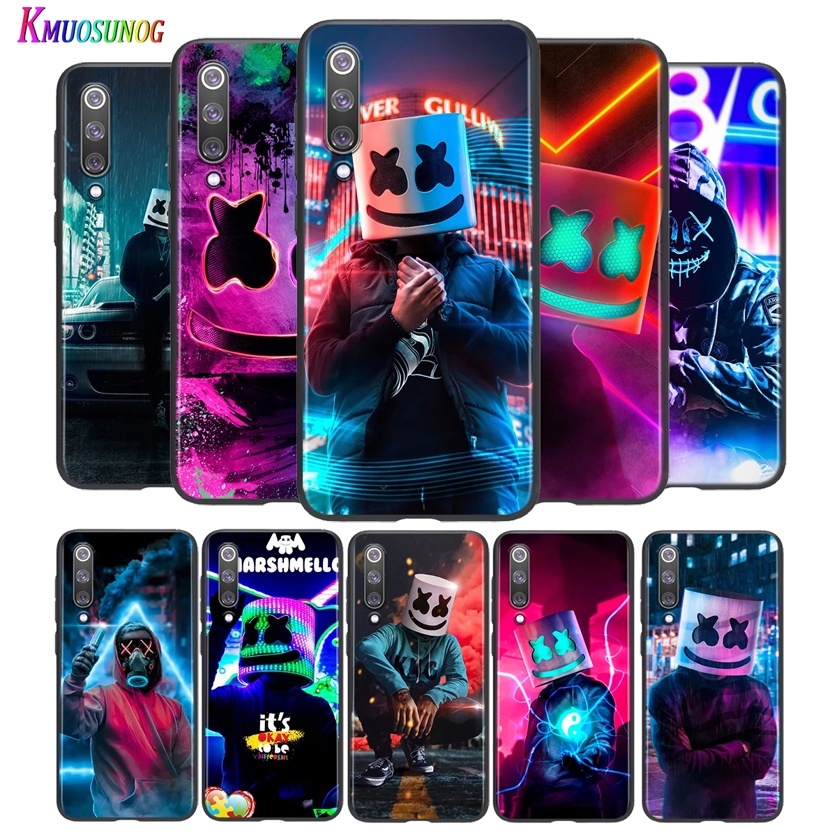 

Street Fashion For Xiaomi Mi 8 9 10 11 10i 11i 10 10Pro 11Pro CC9 A3 9T 10T Lite Pro Se Ultra 5G Black Silicone Soft Phone Case