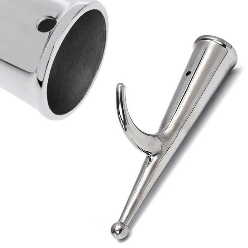 

316 Stainless Steel Replacement Hook Duty Boat Hook Raft Boat Head End Kayak Watercraft Yacht Accessories Raft Polished