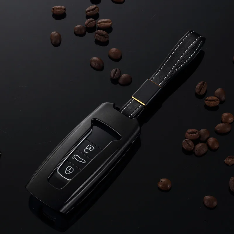 Автомобиль из алюминиевого сплава ключ держатель чехол для брелка с ключом в