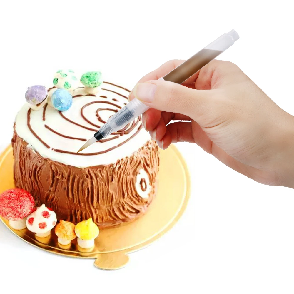 Акварельная ручка NICEYARD 3 шт./компл. для раскрашивания украшения торта акварелью