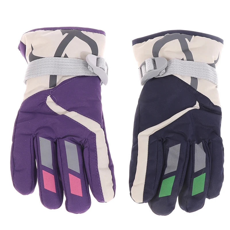 

Waterproof Winter Warm Snowboarding Ski Gloves Kids Snow Breathable Air Mittens