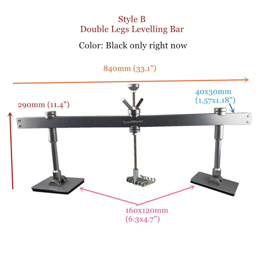 

Dent Pulling Bar Portable Multi Hook Puller Big Levelling Bar Car Repair Spot Lever Puller 6 Finger Claw Crossbar Lifter
