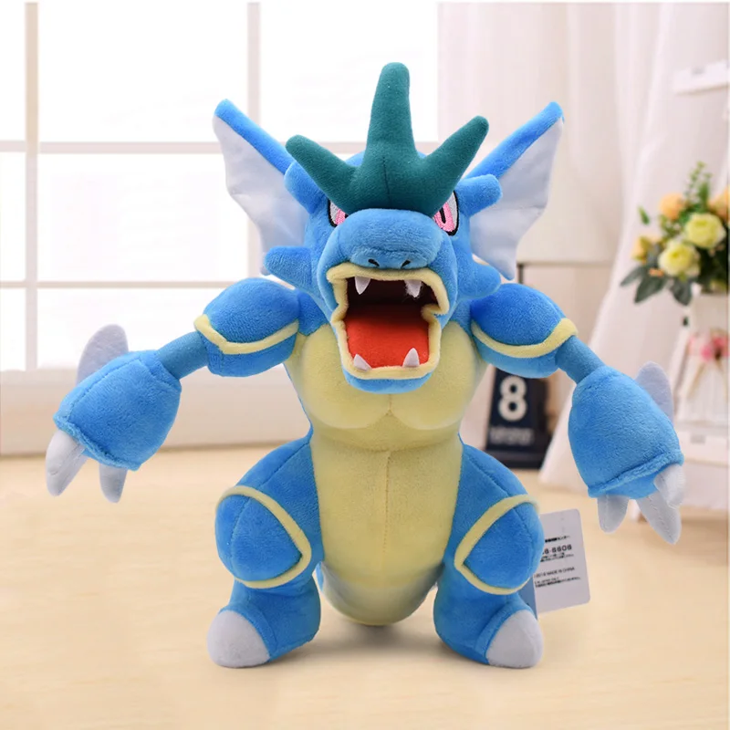 Новинка 12 дюймов Супер Gyarados Мега плюшевые куклы игрушки аниме мультфильм мягкие чучела животных плюшевые для детей Рождество лучший подарок 31 см