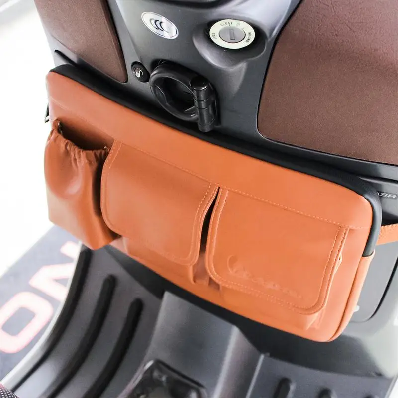 

Cafe Racer Leather Scooter Waterproof Glove Bags Storage Bag Side Bag for Vespa LX LXV Sprint Primavera 50 125 250 300 GTS300