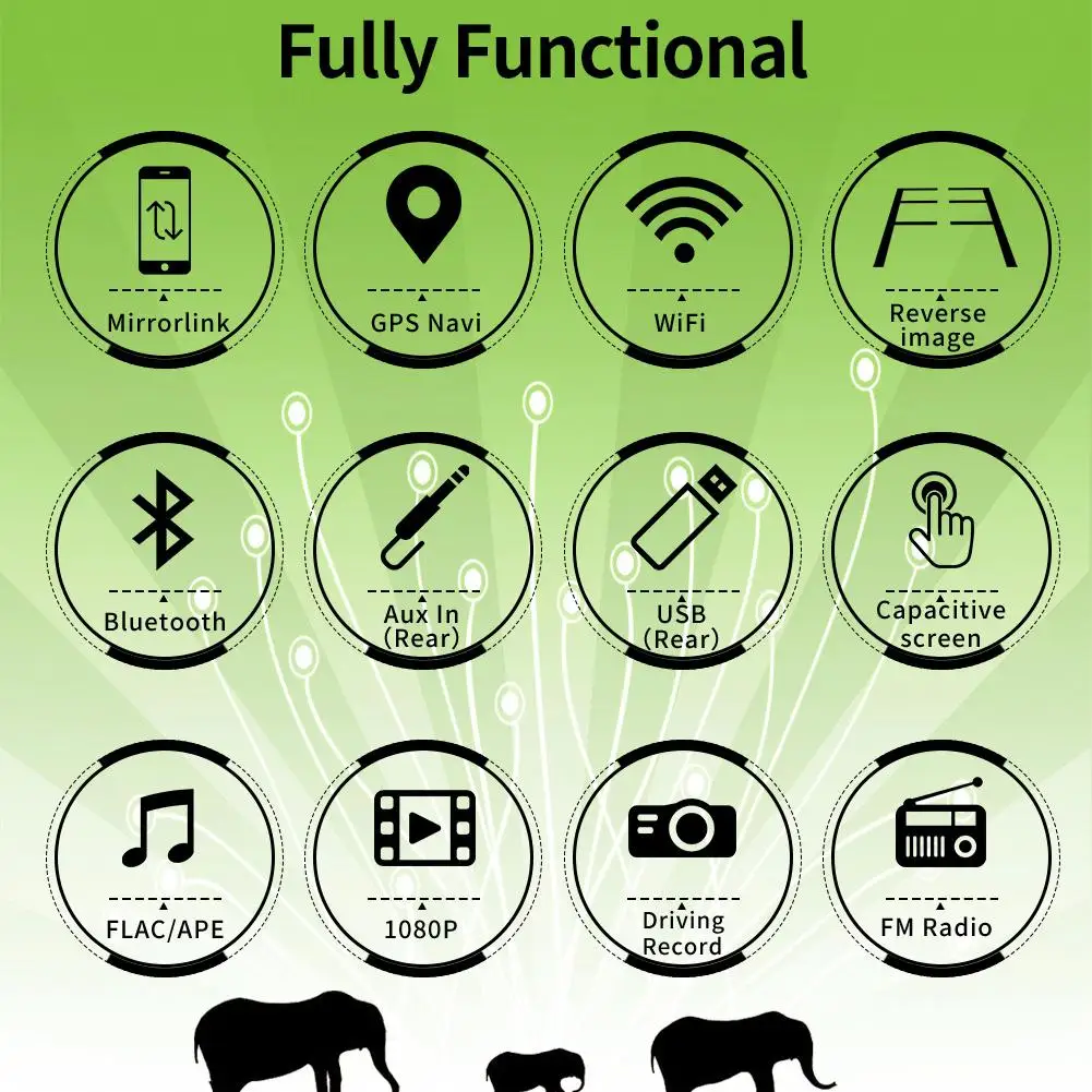 2 DIN mp5 android gps Wifi Mirror link Bluetooth автомобильный аудио плеер Автомобильный