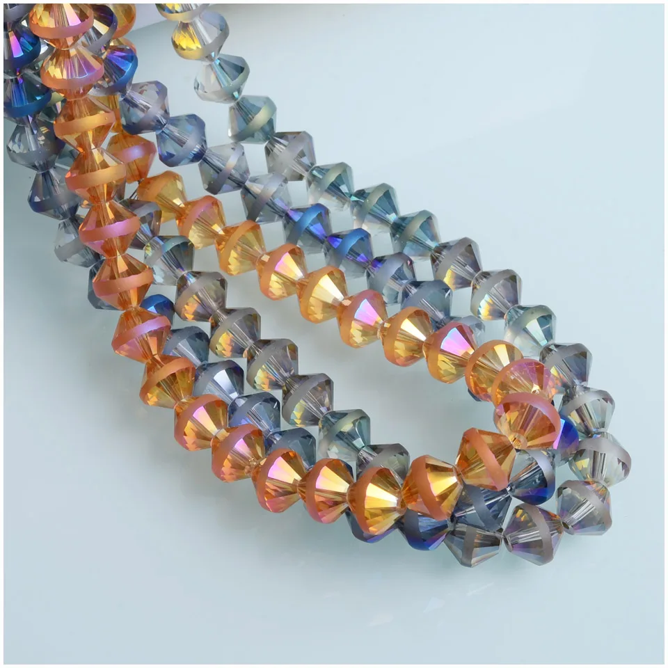 

Граненые блестящие бусины 8/12 мм, Хрустальные стеклянные бусины для изготовления ювелирных изделий