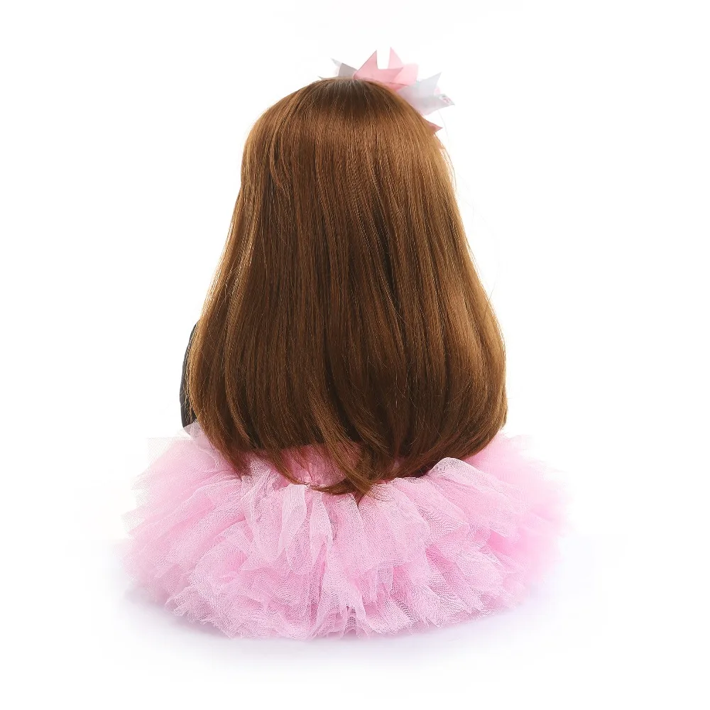 

Lucy 60cm Silicone Reborn Baby Doll Toys Like Real Vinyl Princess Toddler Babies Dolls Girls Bonecas Birthday Present Play House