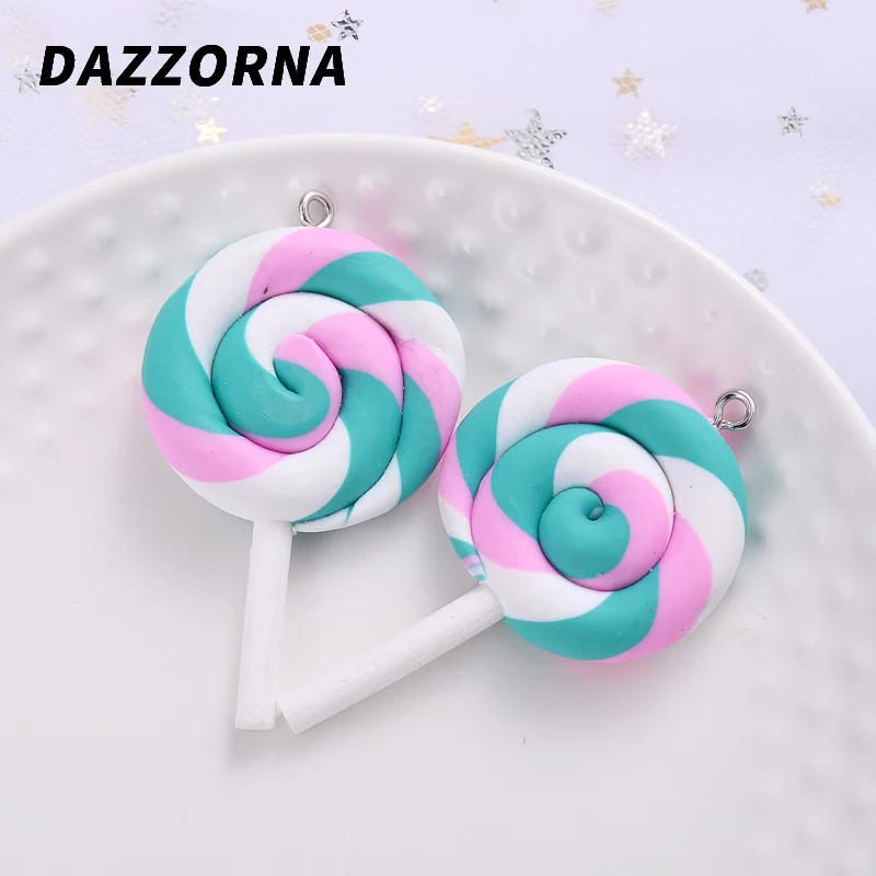 5 шт./лот Симпатичные конфетные цвета зефир леденец в форме мягкой керамики