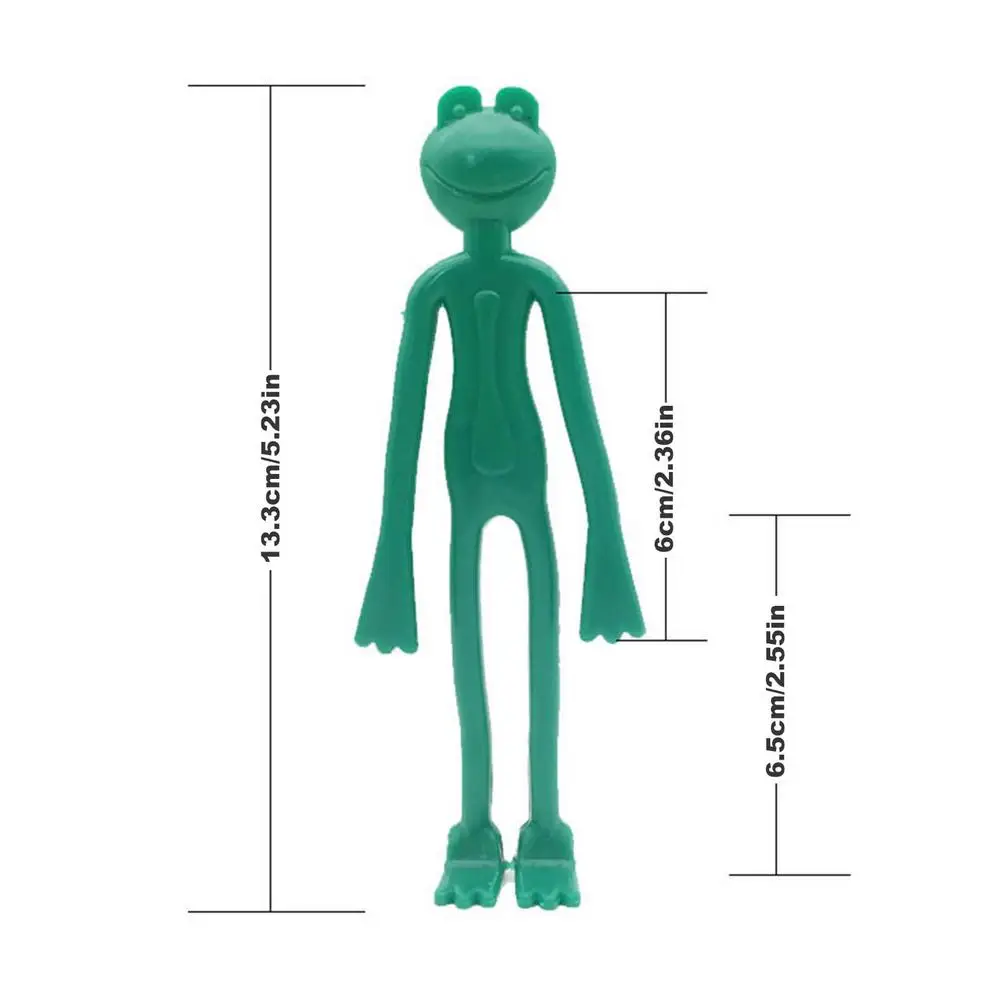 

2 PCS Cute Frog Plant Ties Twisting Strap Bendable Reusable Gardening Shape Wrapped Plastic Tie Wire Household Gardening Decor