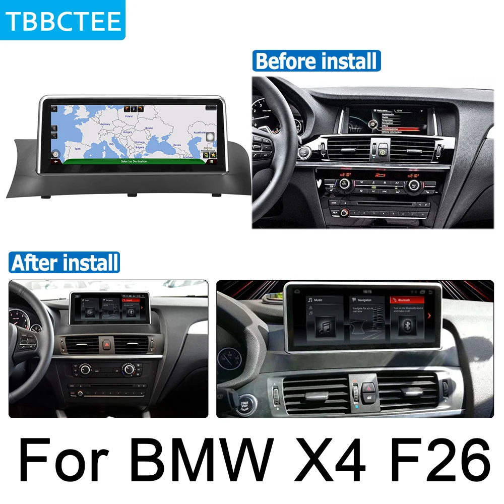 Для BMW X4 F26 2011 ~ 2013 CIC Android автомобильный GPS DVD мультимедийный плеер оригинальный