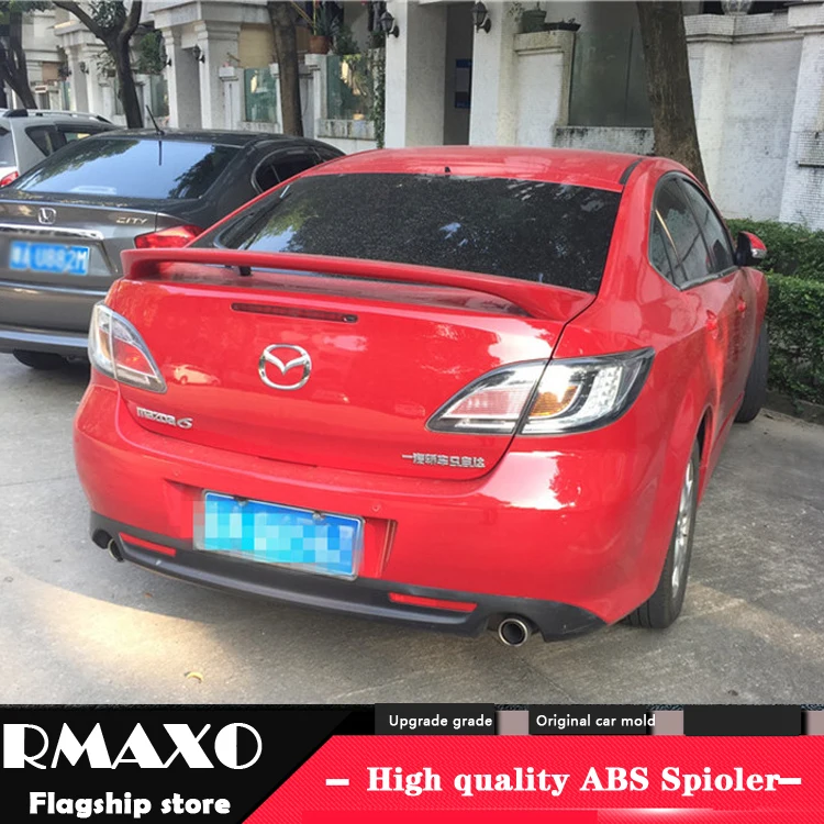 Спойлер для MAZDA 6 2006 2011 высококачественный АБС пластик цветной задний